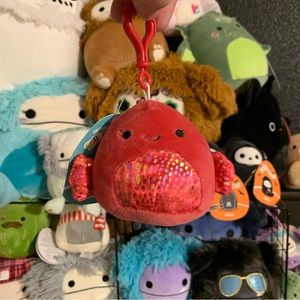 Squishmallows 3” Barella The Beta Fish Clip